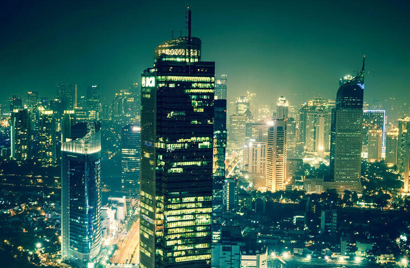 No, it’s not Blade Runner the movie. This is a real photo of Jakarta, capital of Indonesia